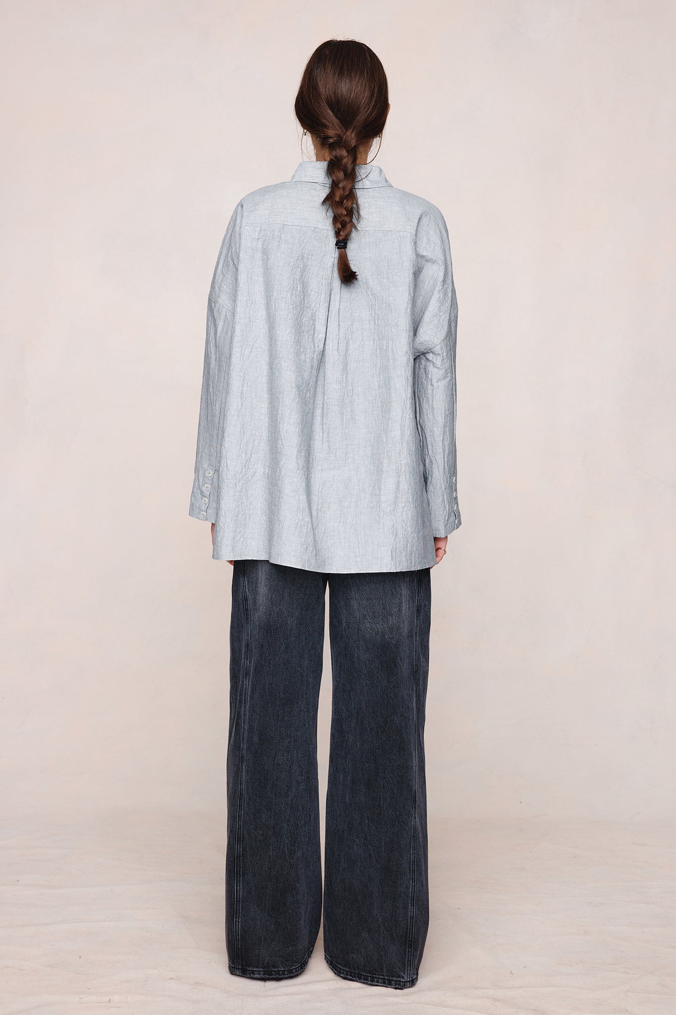 FREDDY SHIRT - CHARCOAL STRIPE