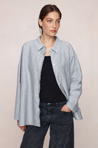 FREDDY SHIRT - CHARCOAL STRIPE