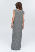 IRIS DRESS - BLACK / IVORY MELANGE
