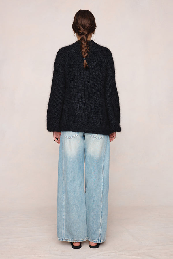 JASPER CARDIGAN - BLACK