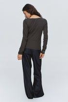 JILL TOP - TRUFFLE