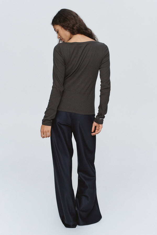 JILL TOP - TRUFFLE