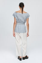 JUDE TOP - BLEU STRIPE