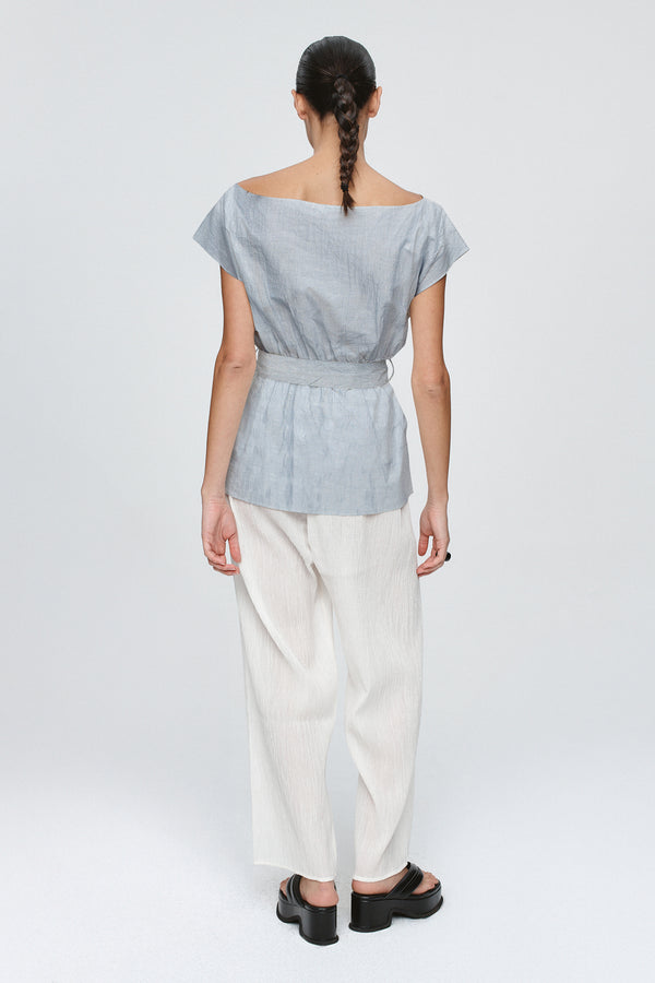 JUDE TOP - BLEU STRIPE