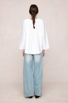 KASIA TOP - IVORY COTTON