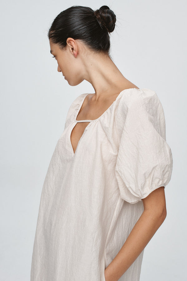 KENDRA MINI DRESS - CASHEW