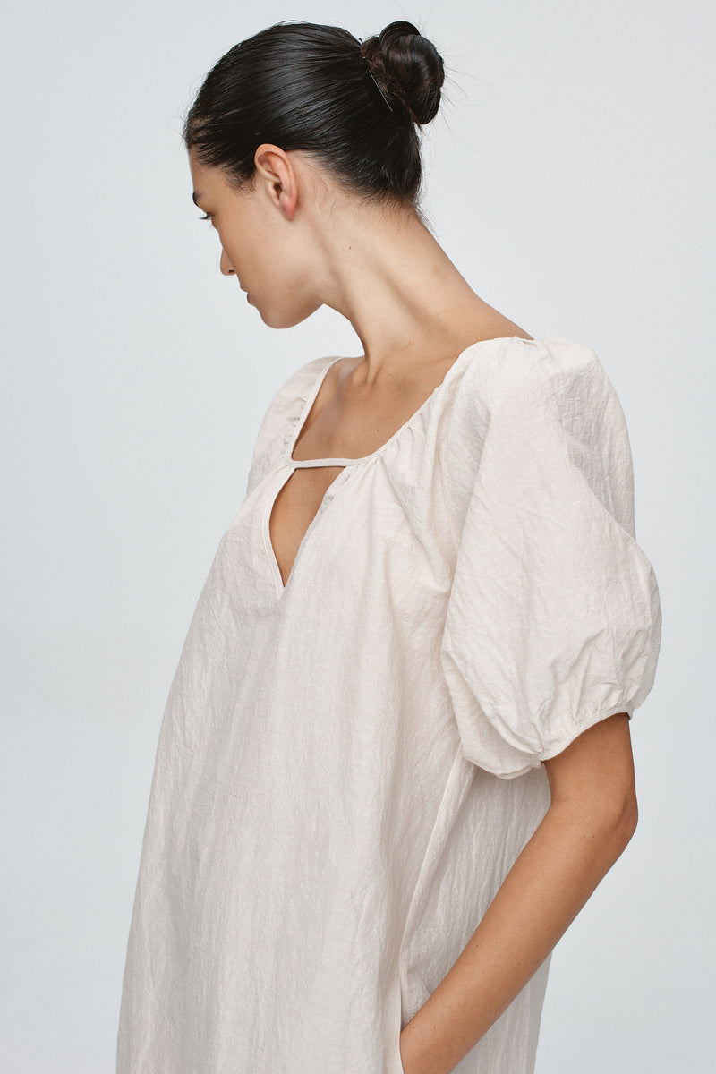 KENDRA MINI DRESS - CASHEW