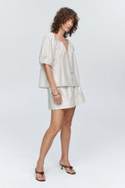 KENDRA TOP - GREY STRIPE
