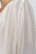 LOTTIE TOP - TEXTURED IVORY
