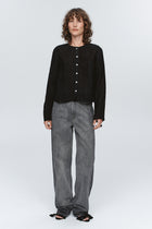 LOTUS EVENING JACKET - BLACK