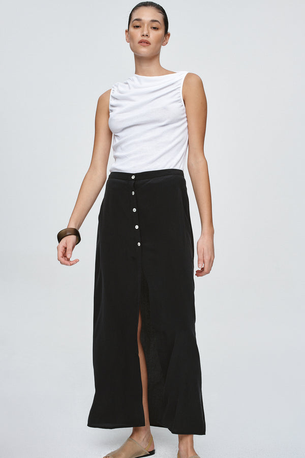 LOUELLA SKIRT - BLACK