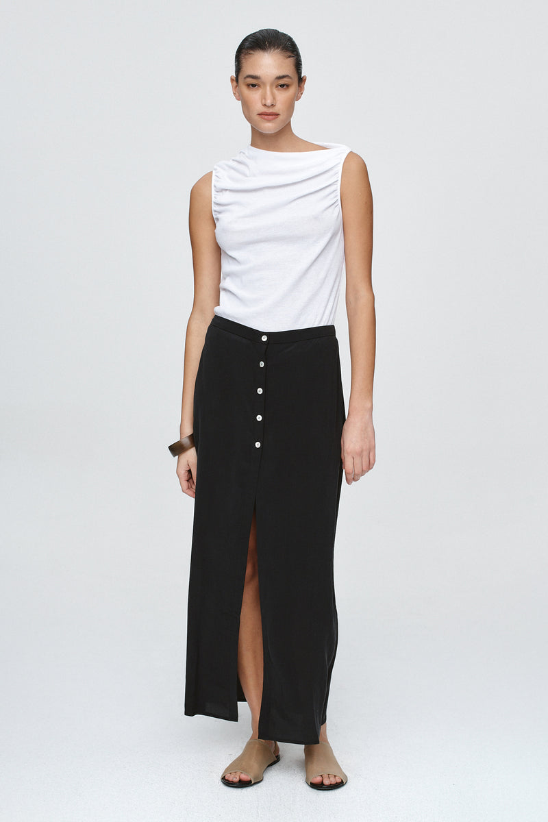 LOUELLA SKIRT - BLACK