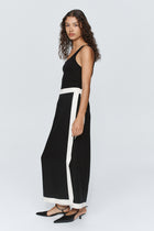 LUISA SKIRT - BLACK/IVORY