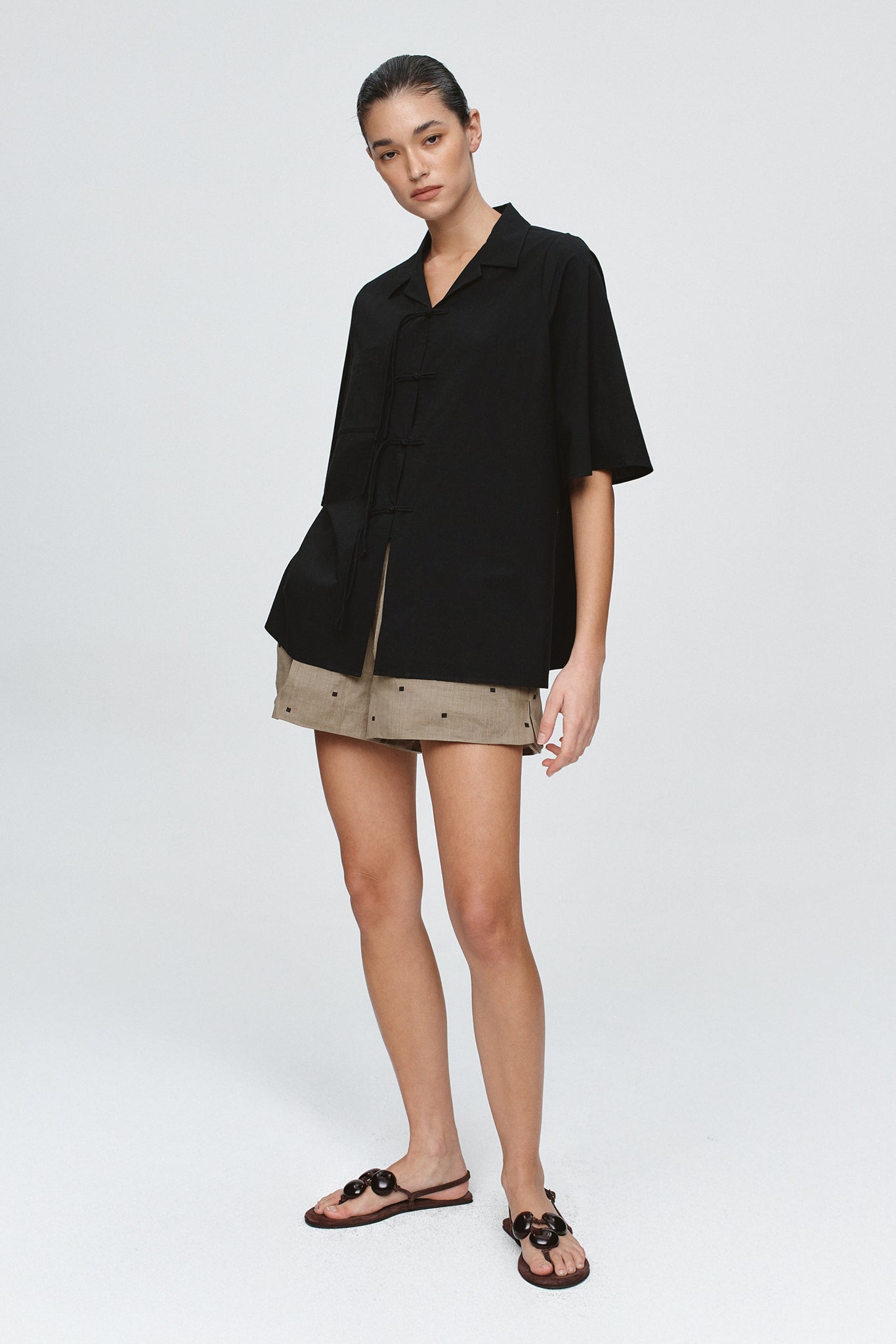 MIRA SHIRT - BLACK