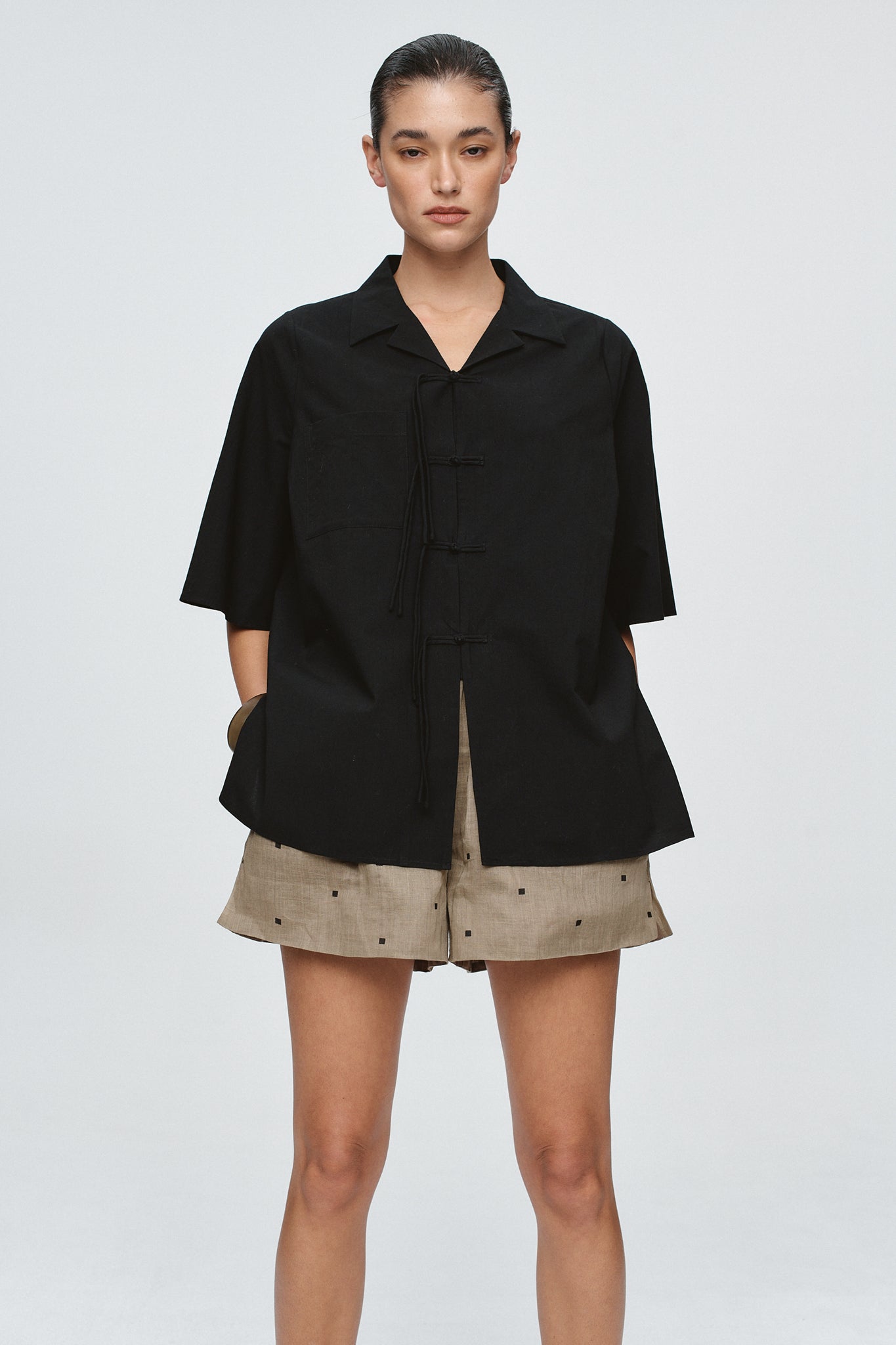 MIRA SHIRT - BLACK