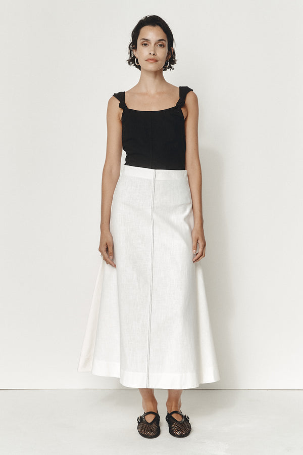 YVES SKIRT - IVORY