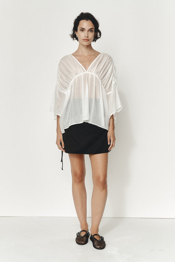 FRANCINE TOP - IVORY