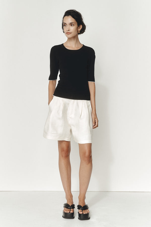 NICO TOP - BLACK