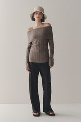 YIN JUMPER - BROWNSTONE