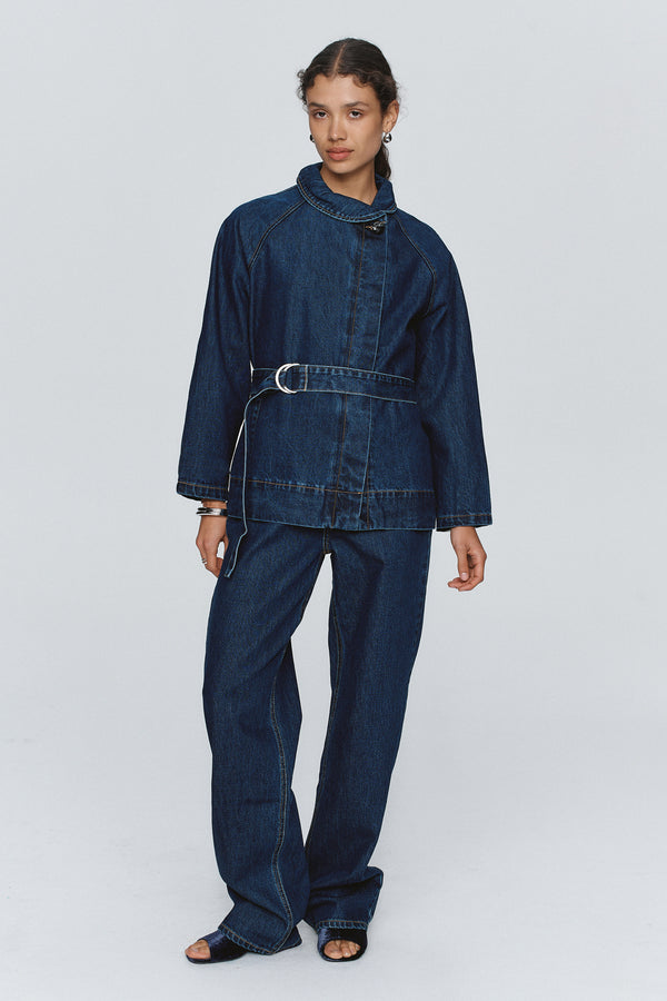ODA JACKET - WASHED INDIGO