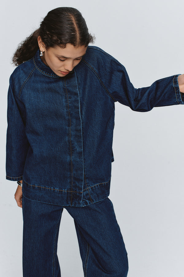 ODA JACKET - WASHED INDIGO