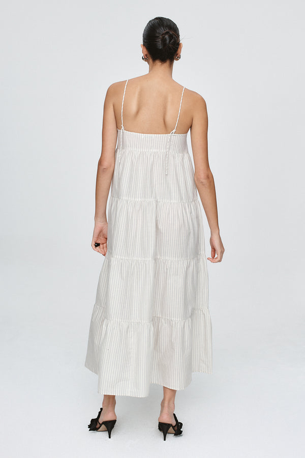 OPHELIA DRESS - PINSTRIPE