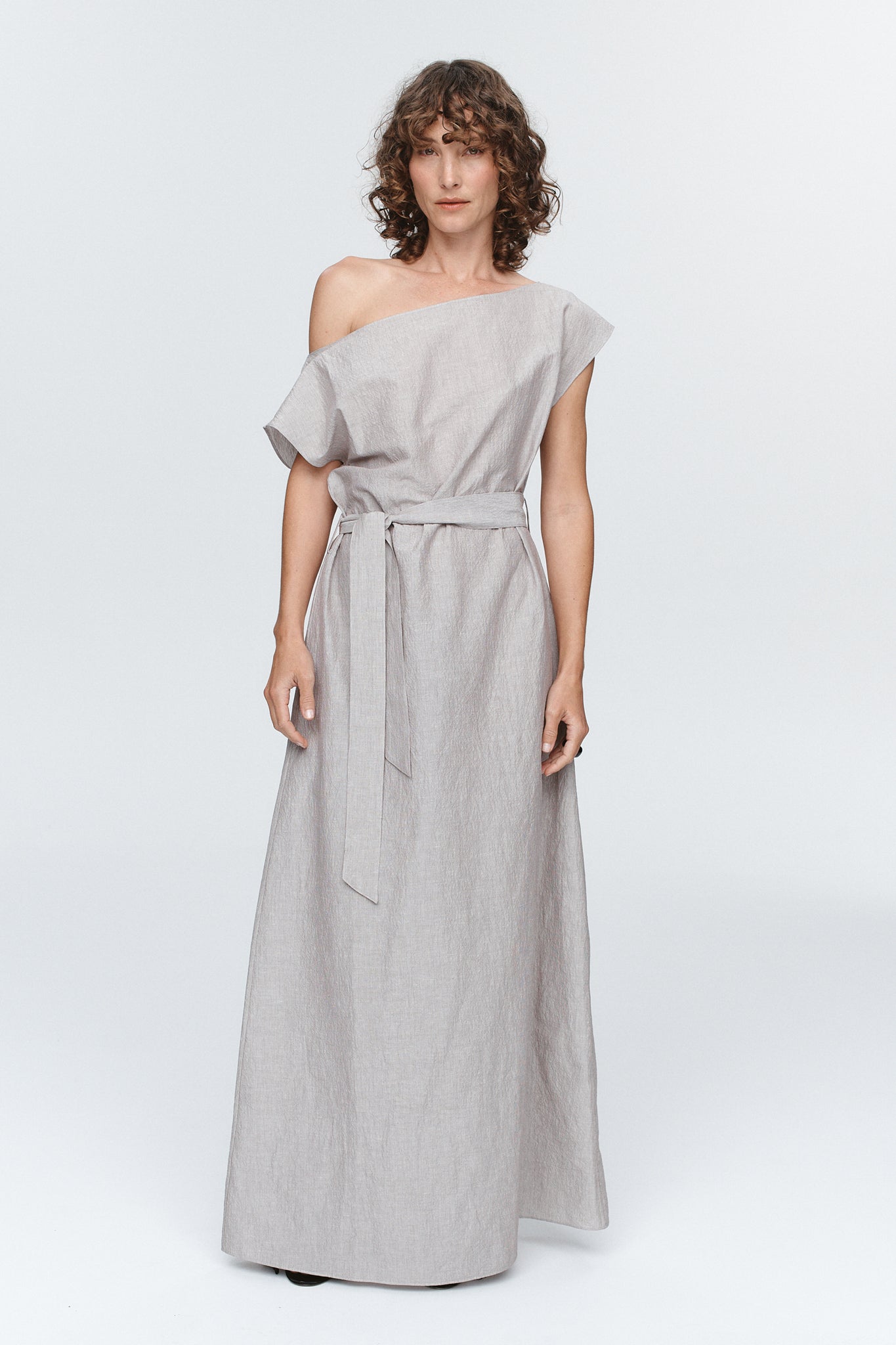 OSCAR DRESS - CHOCOLATE STRIPE