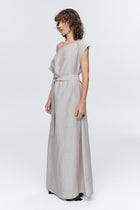 OSCAR DRESS - CHOCOLATE STRIPE
