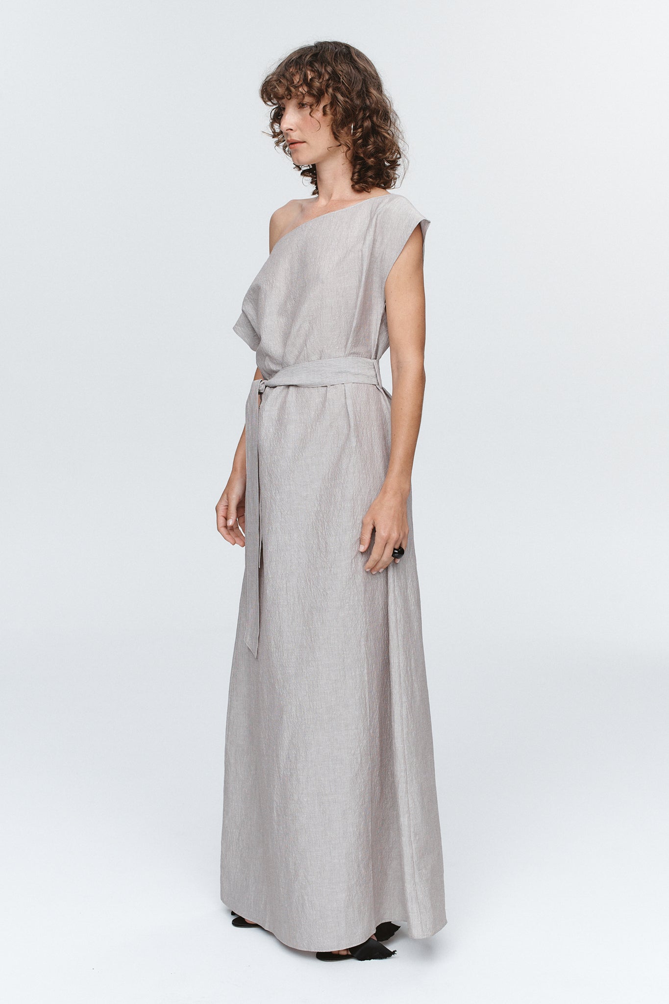 OSCAR DRESS - CHOCOLATE STRIPE