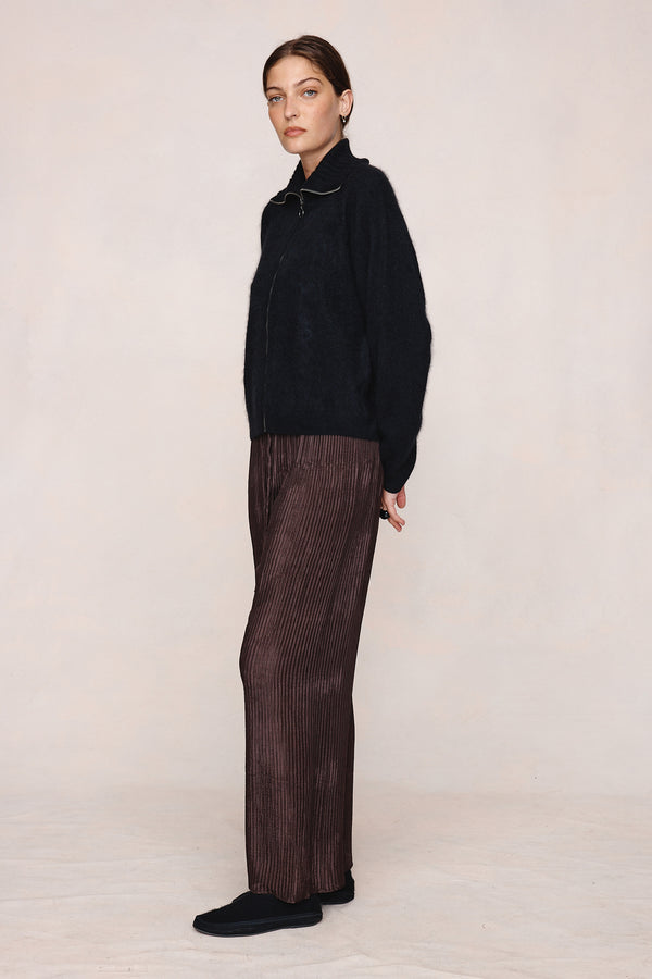 OSCAR ZIP UP - BLACK