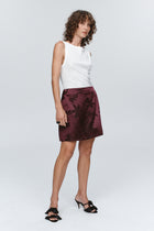 PALMER SKIRT - POMEGRANATE