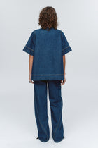 PATCH POCKET SHIRT - WASHED INDIGO