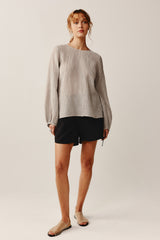 EVERLY TOP - PUMICE