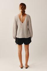 EVERLY TOP - PUMICE