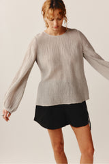 EVERLY TOP - PUMICE