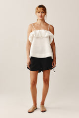 FLEUR TOP - IVORY