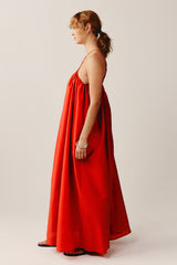 HANYA DRESS - VERMILION