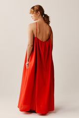 HANYA DRESS - VERMILION