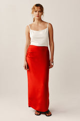 IRIS SKIRT - VERMILION