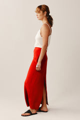 IRIS SKIRT - VERMILION