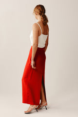 IRIS SKIRT - VERMILION