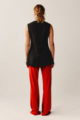 LEO VEST - BLACK