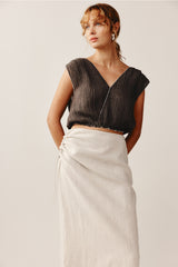 LUCA TOP - IVORY