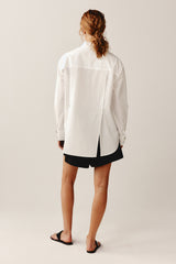 THEA SHIRT - IVORY EMBROIDERY
