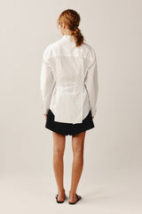 THEA SHIRT - IVORY EMBROIDERY