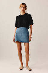 ELKA SKIRT - VINTAGE BLUE