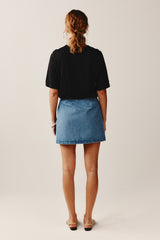 ELKA SKIRT - VINTAGE BLUE