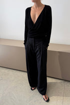 VICTORIA TOP - BLACK