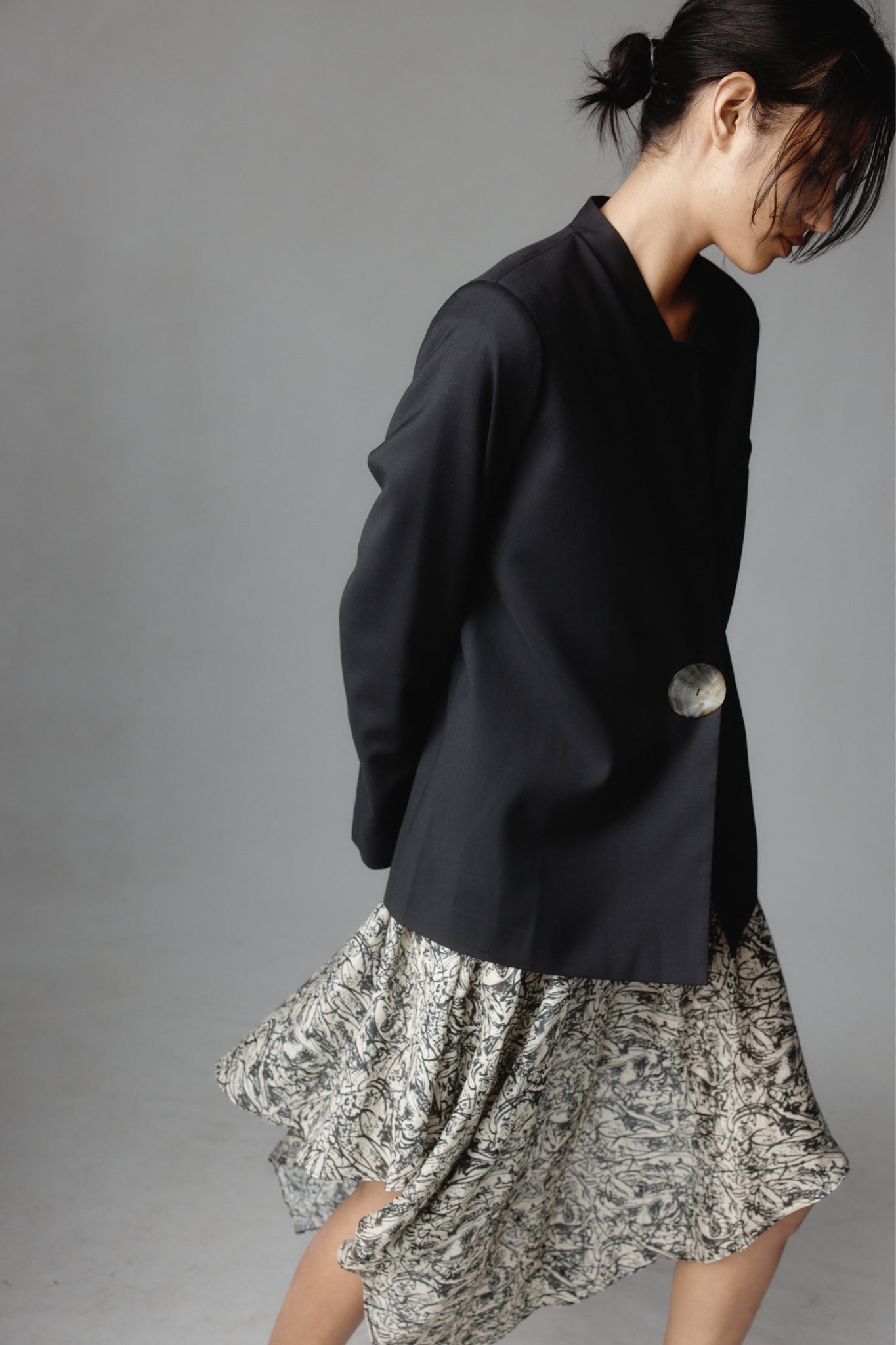 INEZ SKIRT - ECHO PRINT