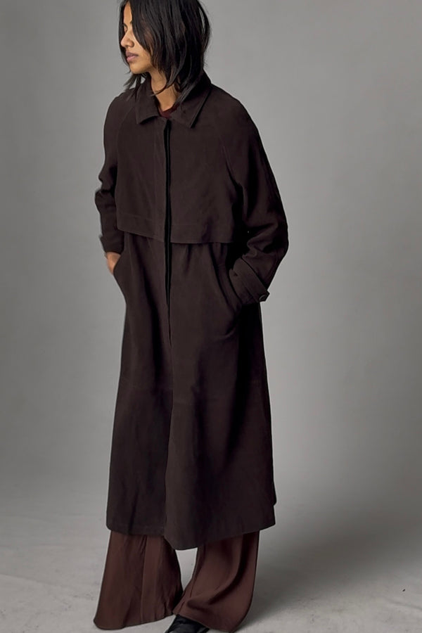 ANGELO COAT - CHOCOLATE